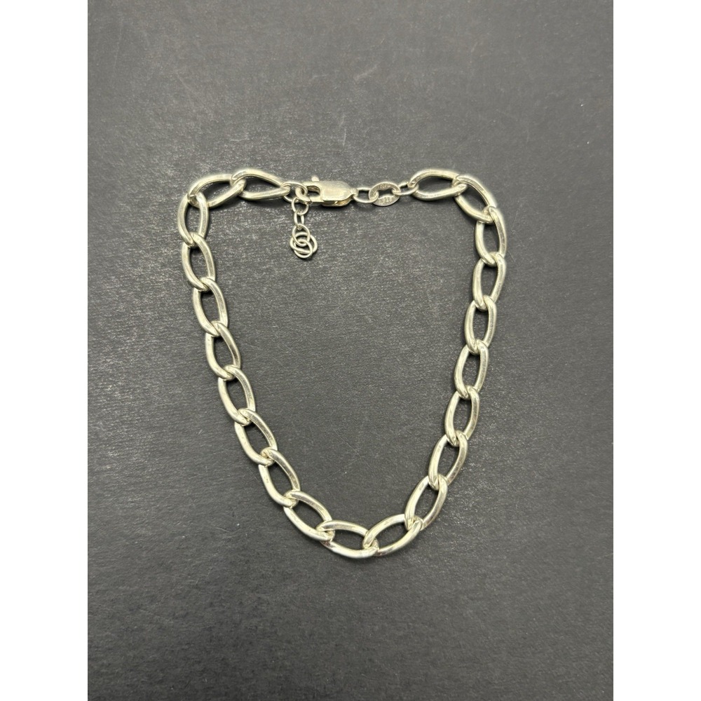 7" Sterling Silver Link Bracelet 6 Grams H20